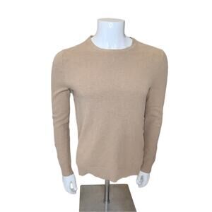 J.Crew Mercantile Heather Sandstorm Cotton Piqué Crewneck Sweater Men small